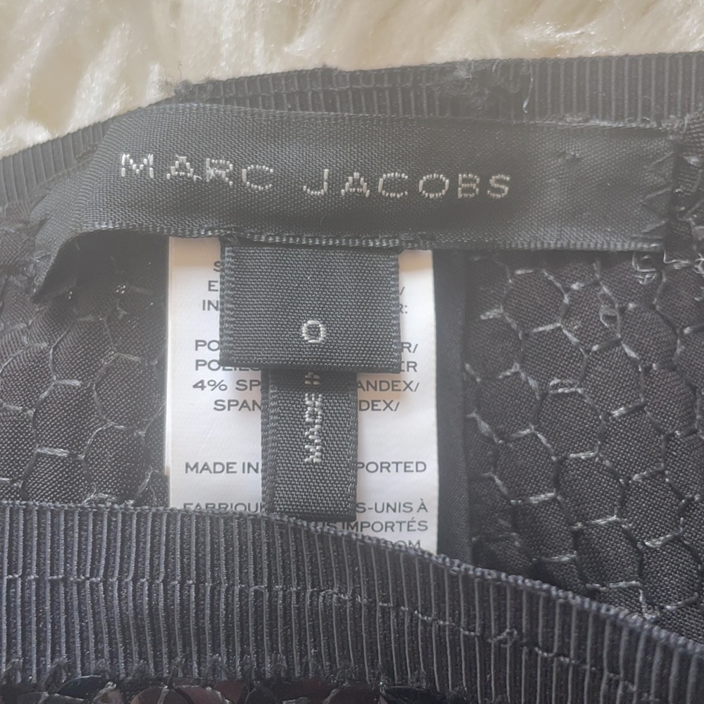 Marc Jacobs Black All Sequence Pants Size 0 Great… - image 4